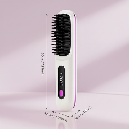 AirGo White Brush - With Measurements
