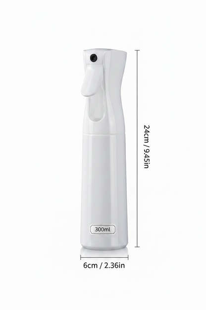 White Spray Bottle with Measurements